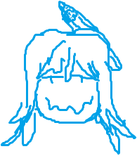 A bad drawing of Sammy, done in mspaint. It is bad because Aljoscha drew it.