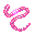 An icon for hour number 8: worm