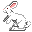 An icon for hour number 9: rabbit