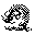 A black-and-white icon for hour number 17: dragon