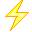 An icon for hour number 21: lightning