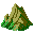 An icon for hour number 22: mountain