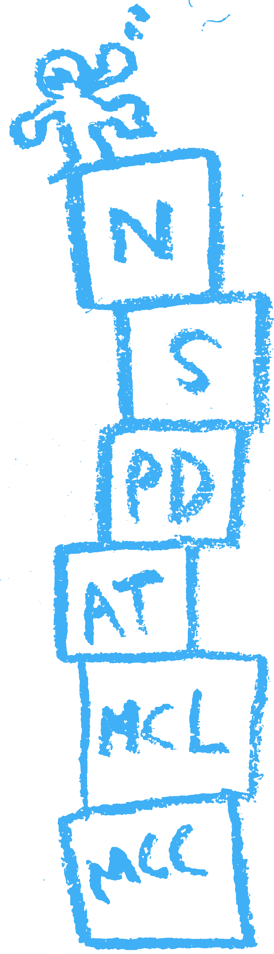 A tiny figure loses their balance atop a tower of haphazardly balanced blocks, bearing parameter names such as N, S, PD, AT... it'll make sense to Aljoscha, at least